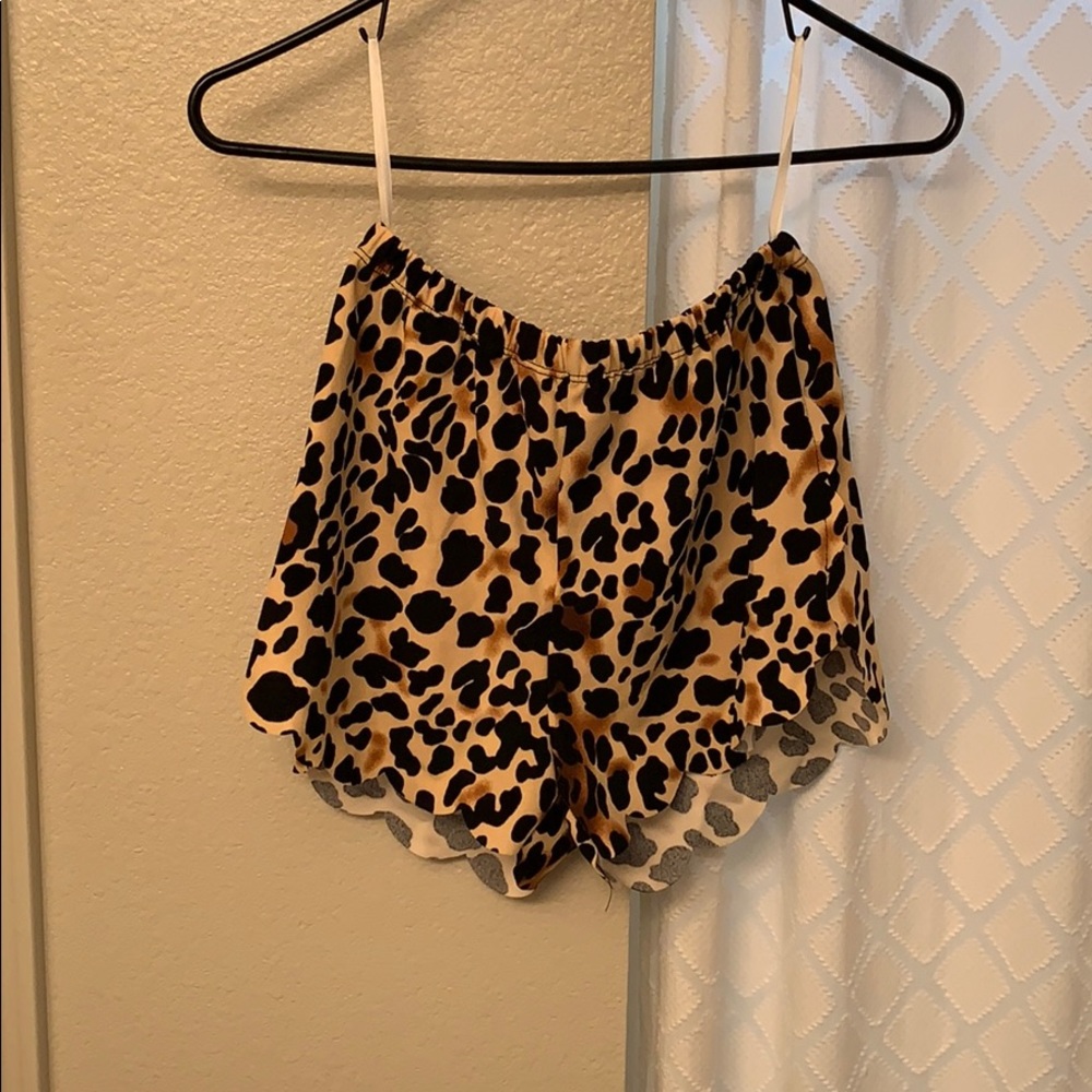 Leopard shorts